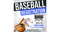 Baseball Registration closes Feb 3